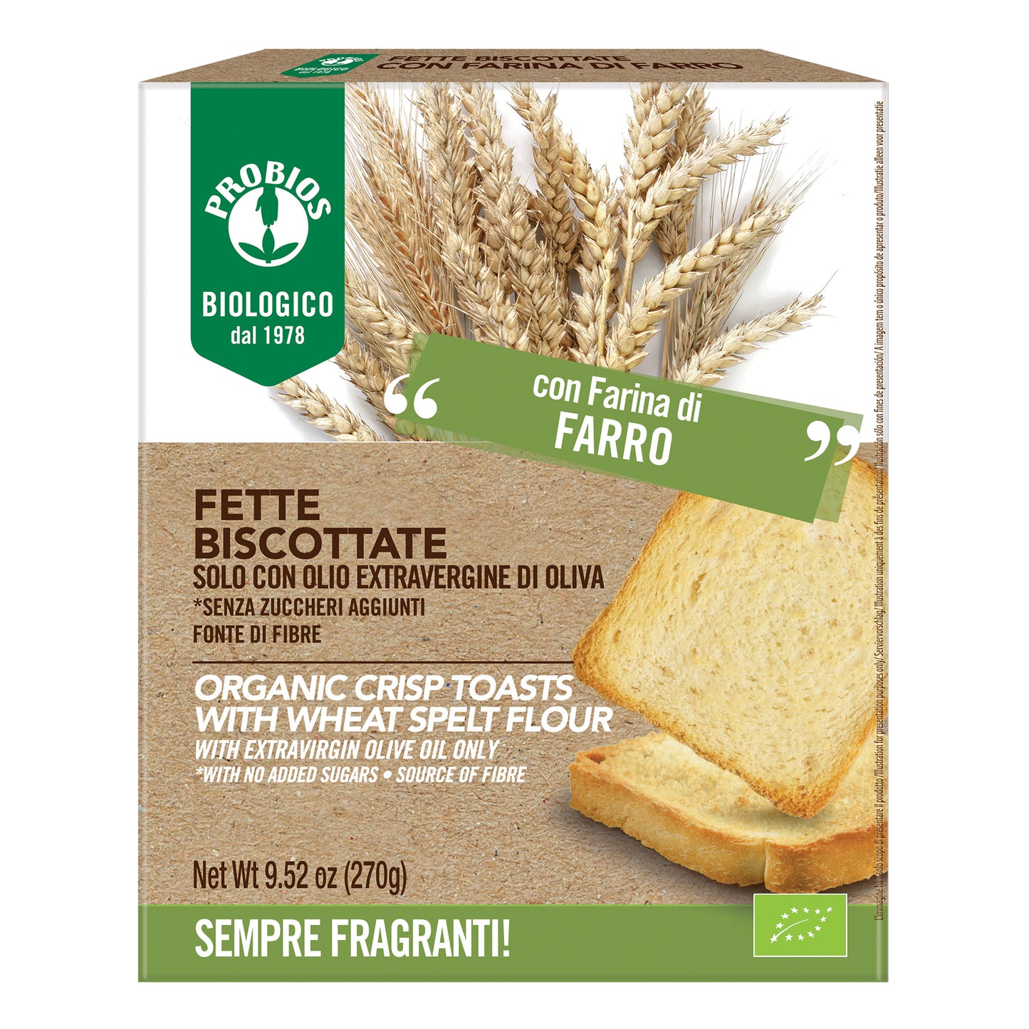 PROBIOS Fette Biscottate Farro 270g