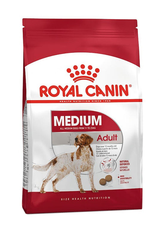 Royal Canin Crocchette Per Cani Adulti Taglia Media Sacco 10 kg
