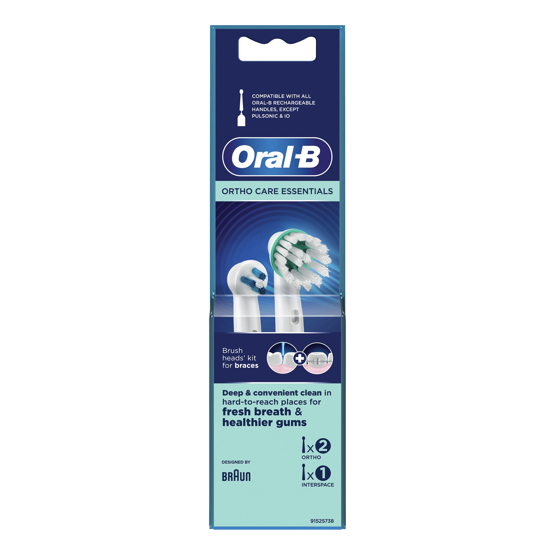 ORAL-B ORTHO CARE ESSENTIALS 3 PEZZI