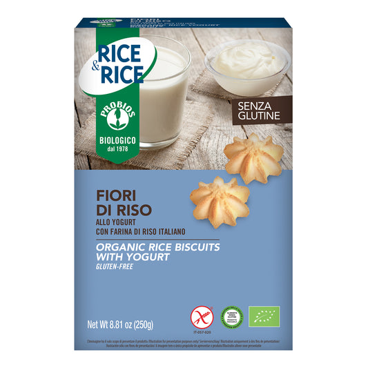 RICE & RICE Biscotti Fiori Riso Yogurt 250g