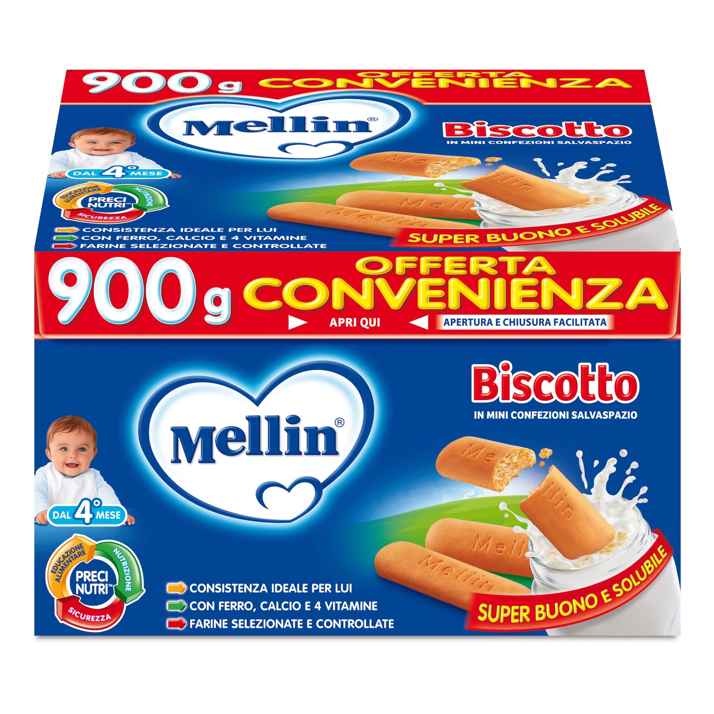 MELLIN Biscotto Intero 900g