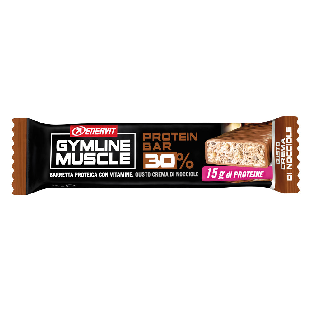 GYMLINE MUSCLE PROTEIN BARRETTA NOCCIOLA 30% 1 PEZZO 48 GRAMMI