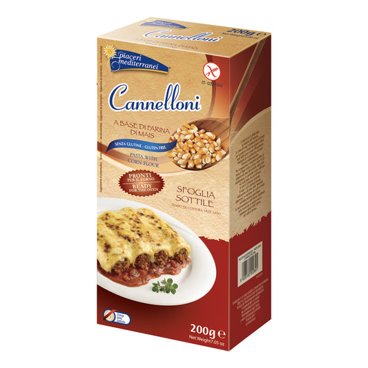 PIACERI MEDITERRANEI Pasta Mais Cannelloni 200g