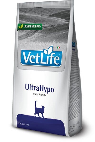 Farmina Vet Life Natural Feline Ultrahypo Cibo Secco Per Gatti Sacco 400g