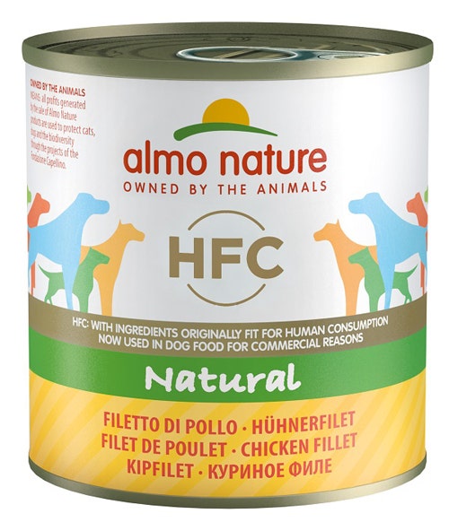 Almo Nature HFC Natural Cibo Umido Filetto Di Pollo Per Cani Adulti 280g