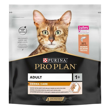 Purina Pro Plan Adult 1+ Derma Care Cibo Secco Con Salmone Gatti Adulti Bustina 400 g