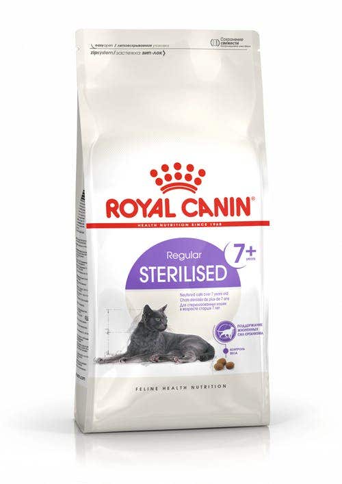 Royal Canin Feline Sterilised 7+ Crocchette Per Gatti Sterilizzati 7Anni+ Sacco 1,5kg