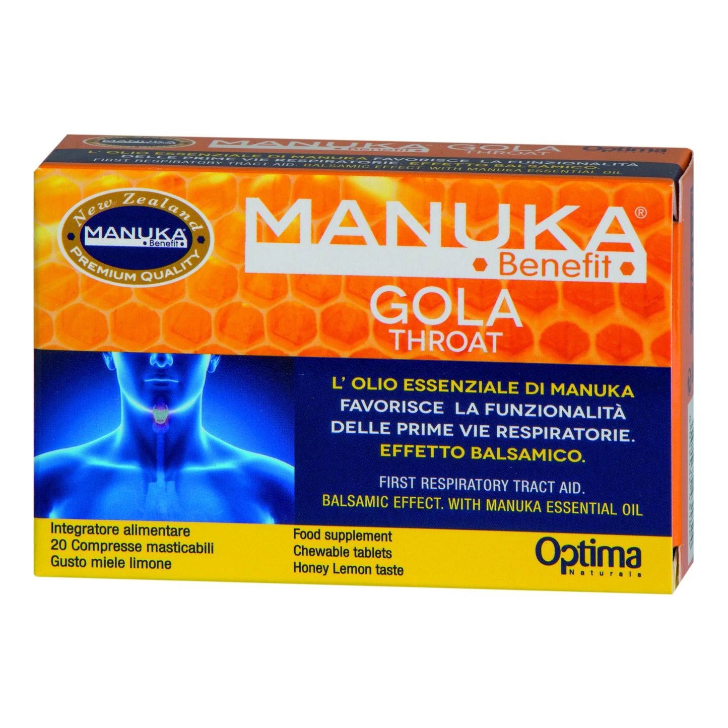 MANUKA BENEFIT GOLA VOCE 20CPR
