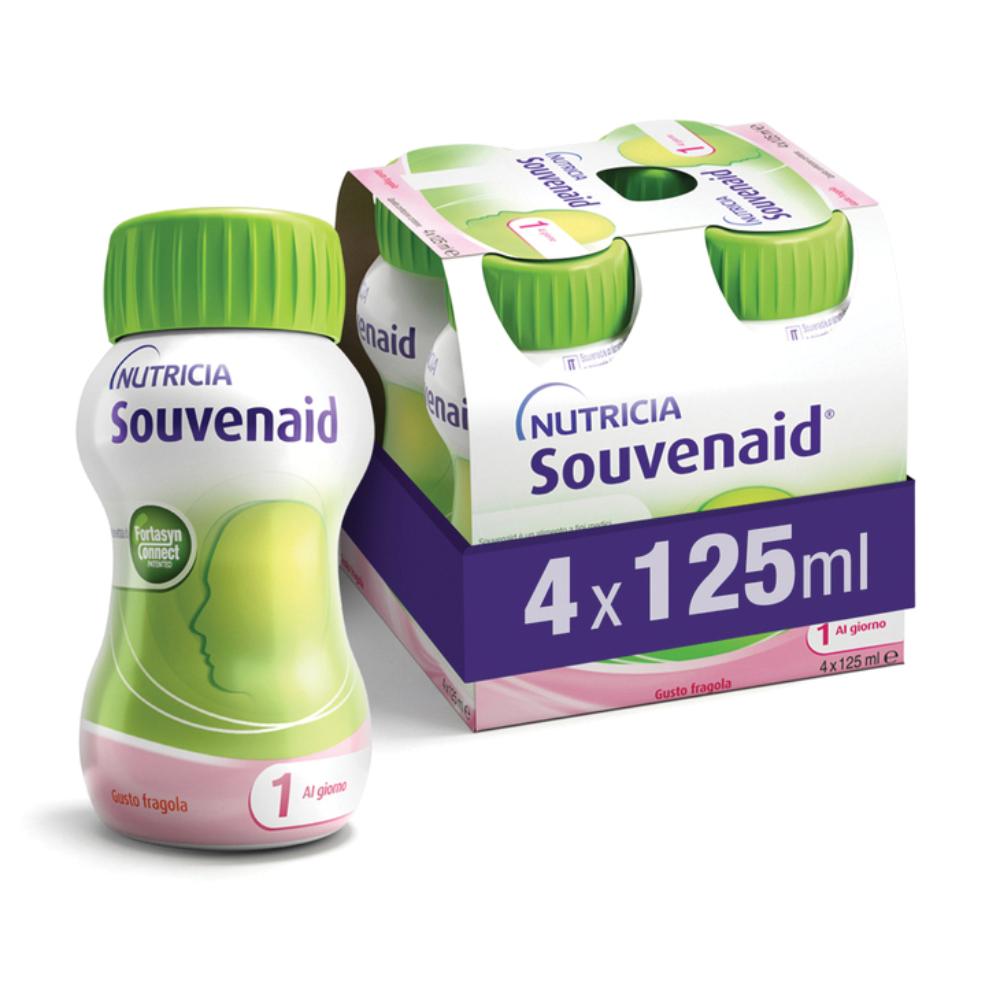 SOUVENAID FRAGOLA  4X125ML