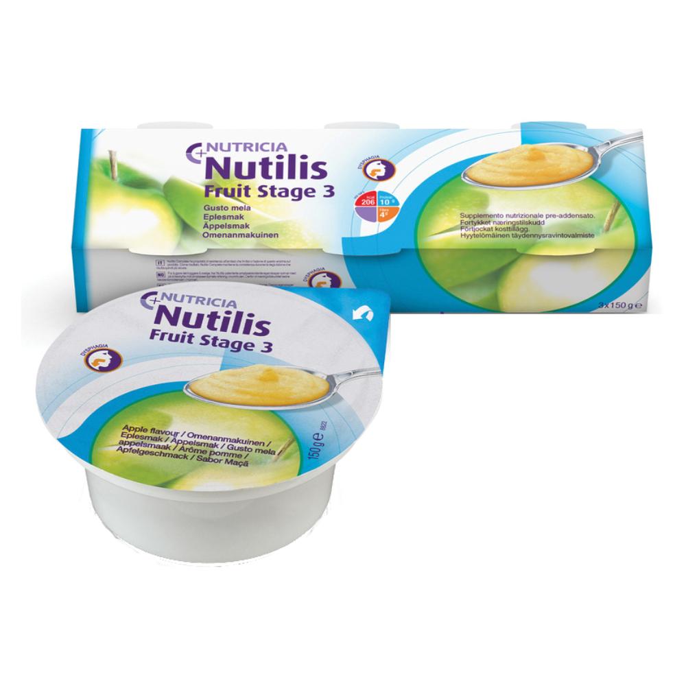 NUTILIS Fruit Stage 3 Mela 3x150g
