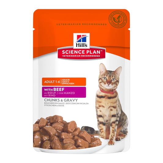 SP FELINE ADULT BEEF 85G