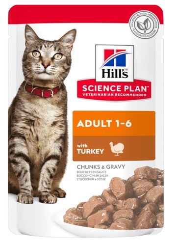 Hill's Science Plan Umido Gatto Adult Tacchino In Salsa Bustina 85g