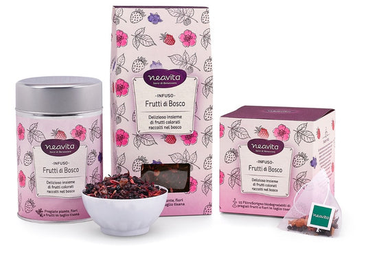 Neavita Silver Tin Tisana Frutti Di Bosco 100g