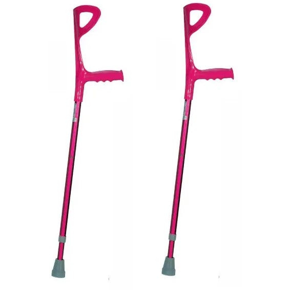 Stampelle Canadesi Rosa 1 Paio