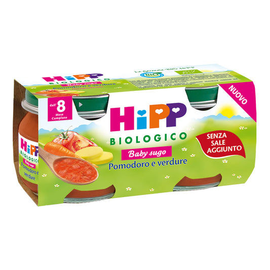 HIPP SUGO POMODORO VERD 2X80