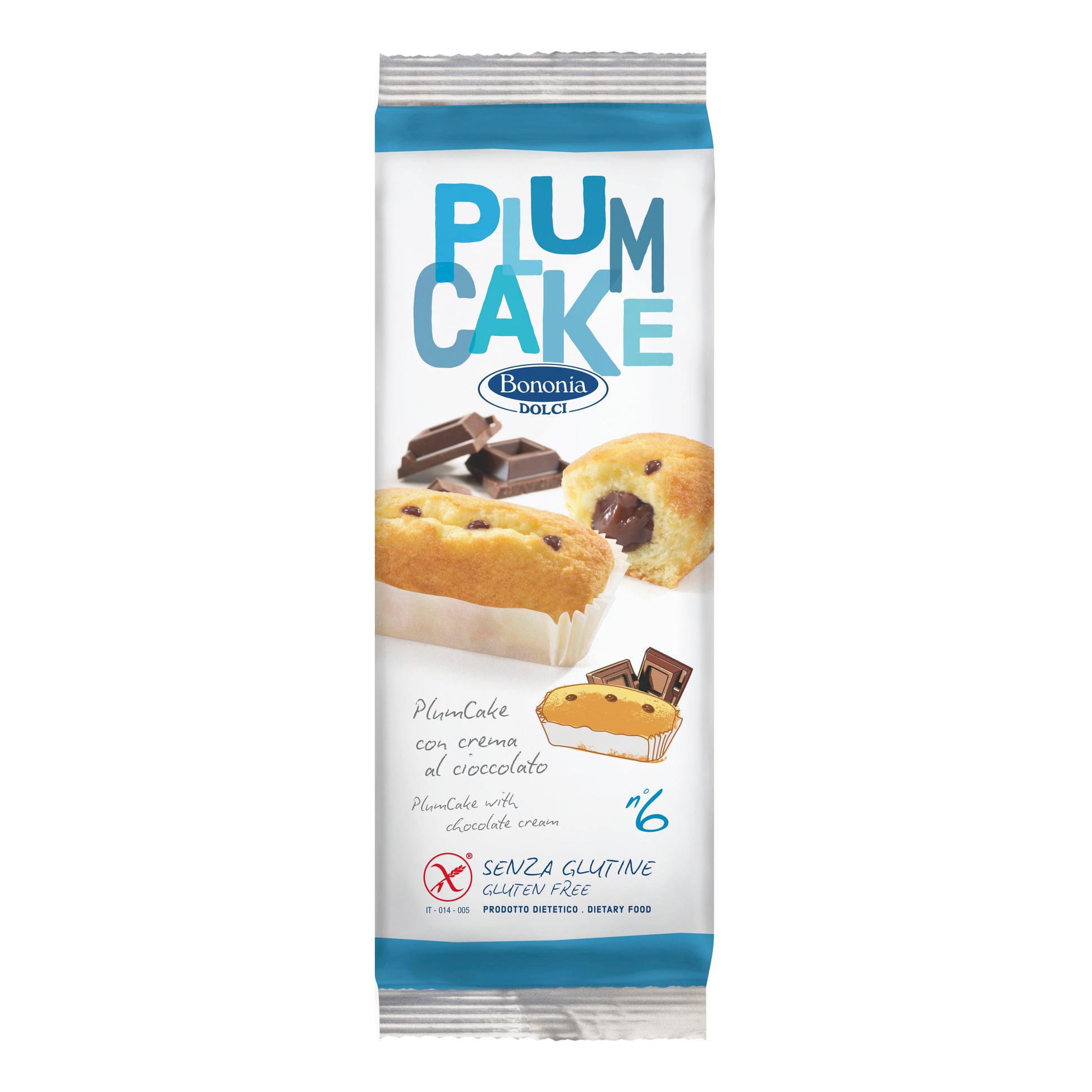 BONONIA Plumcake S/G Cioccolato 6x45g