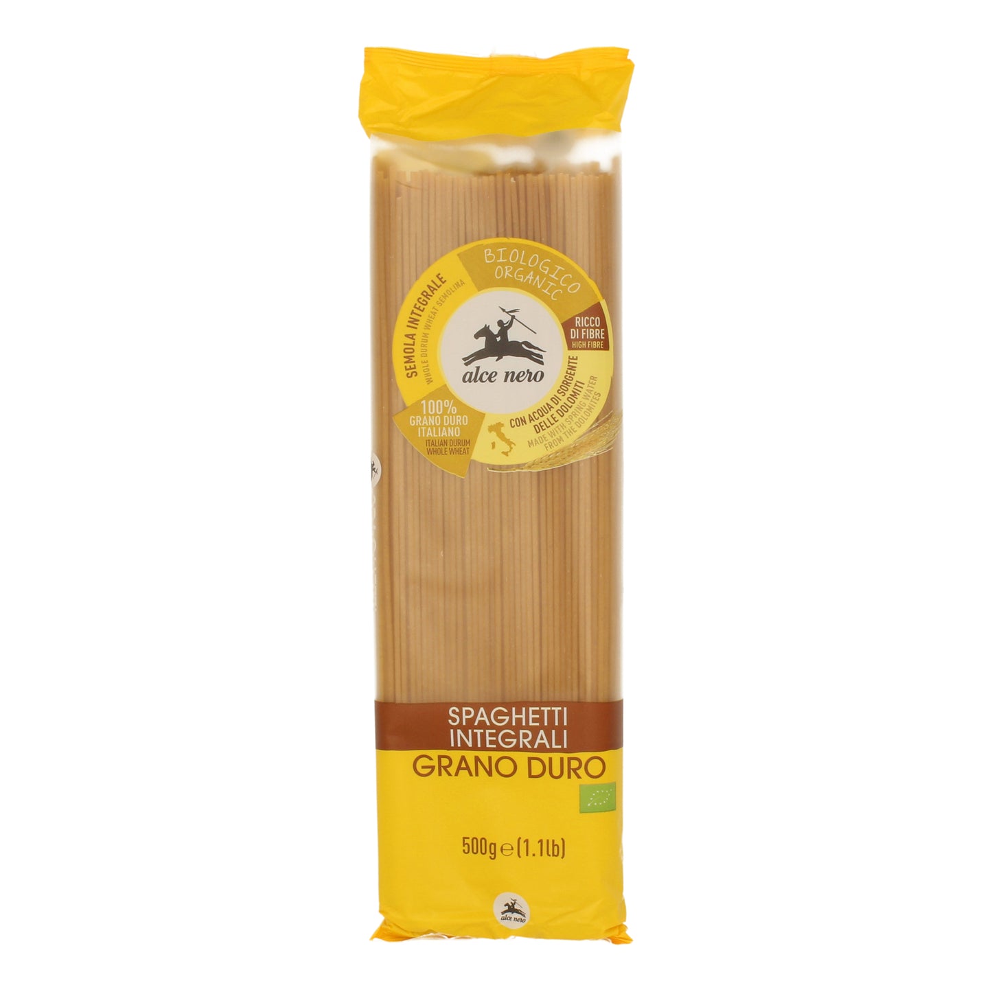 ALCE NERO Spaghetti Integr.3 500g