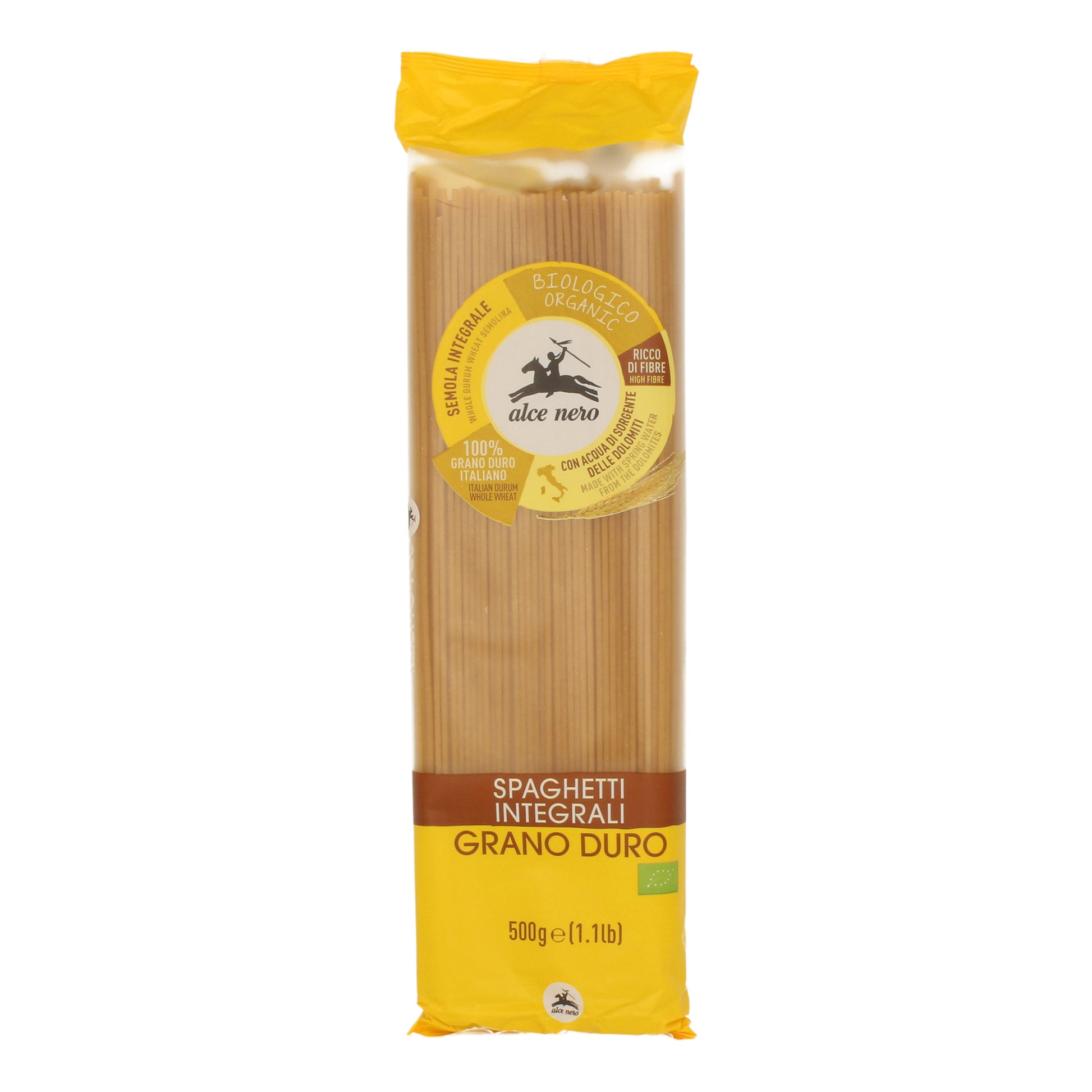 ALCE NERO Spaghetti Integr.3 500g