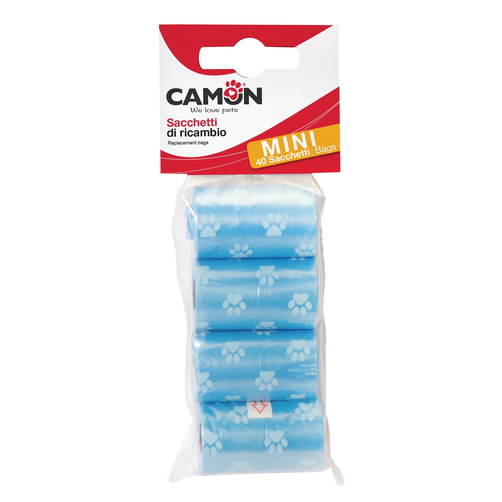 Camon Sacchetti Mini Igienici Colorati 4x10 Pezzi