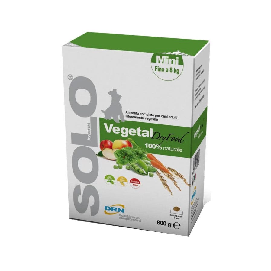 Drn Solo Vegetal Cibo Secco Per Cani Scatola 800g