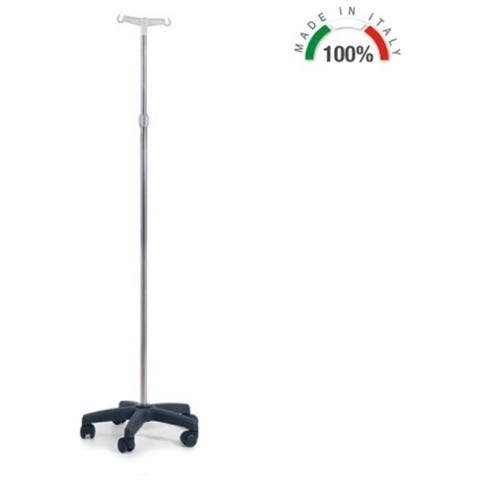 Asta Portaflebo In Acciaio 2 Ganci MI435