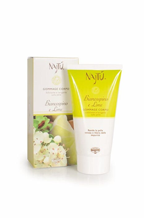 Najtù Biancospino e Lime Gommage Corpo 150ml
