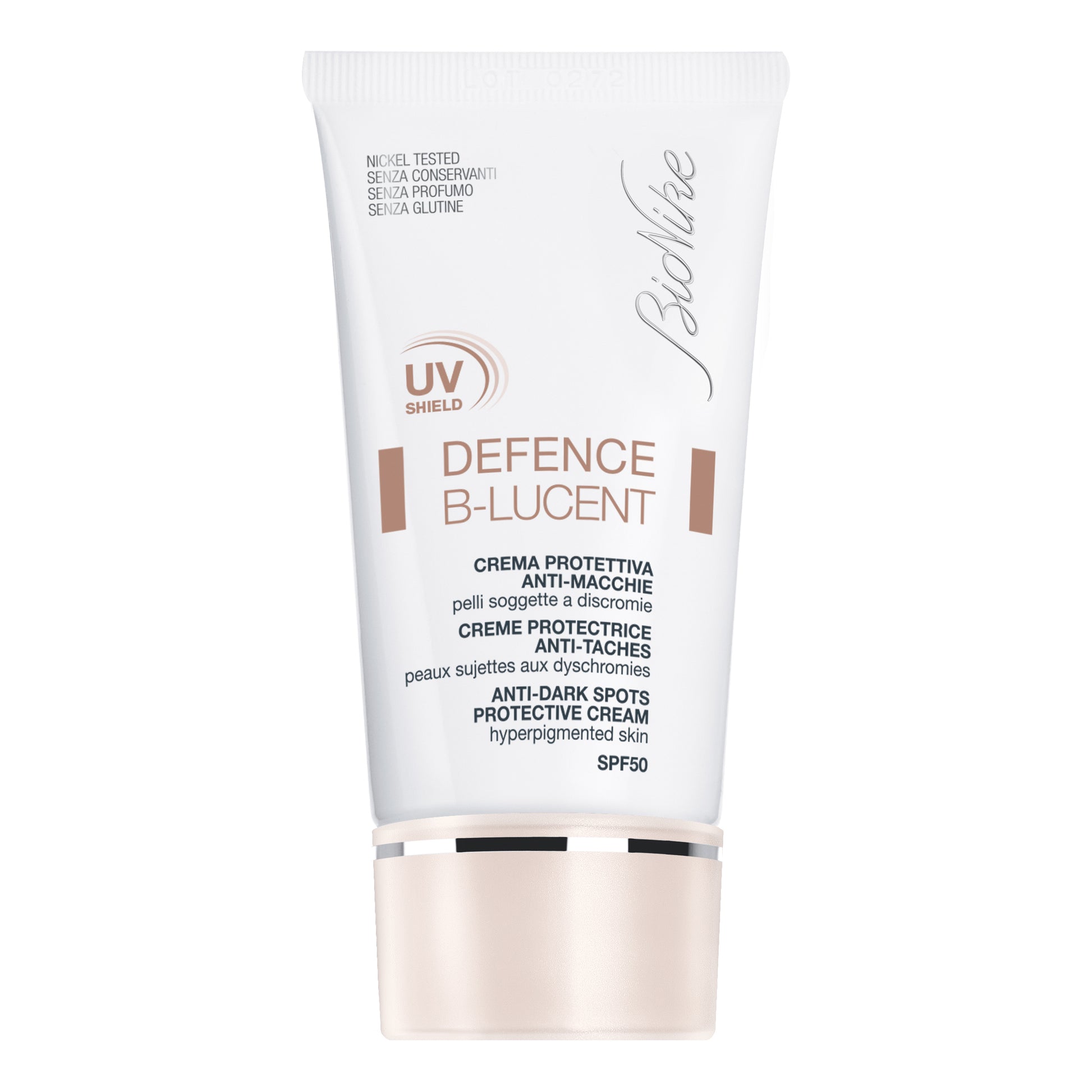 DEFENCE B-LUCENT CREMA PROTETTIVA ANTI MACCHIE SPF50