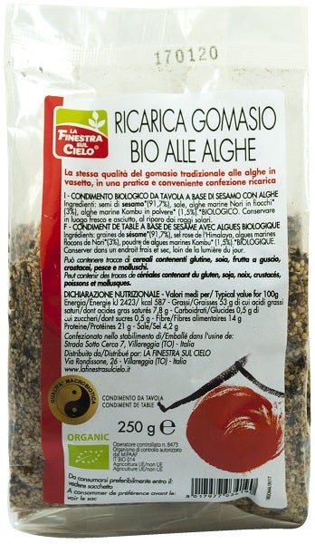 GOMASIO ALGHE RIC 250G BIO