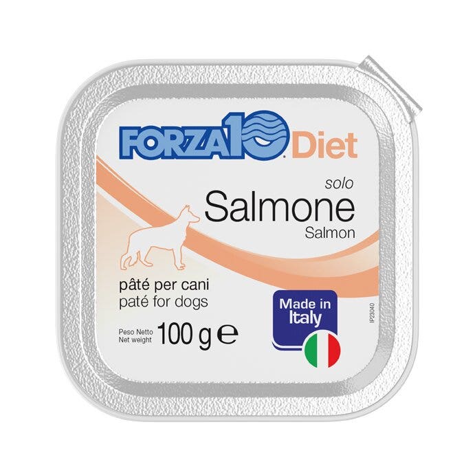 Forza10 Solo Diet Salmone Paté Per Cani Adulti Vaschetta 100g
