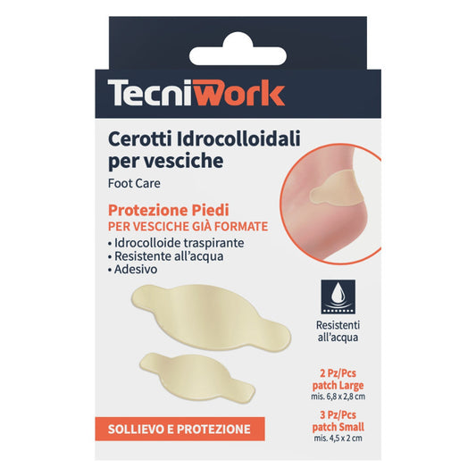 TECNIWORK Cerotti Ovali Vesciche 5pz