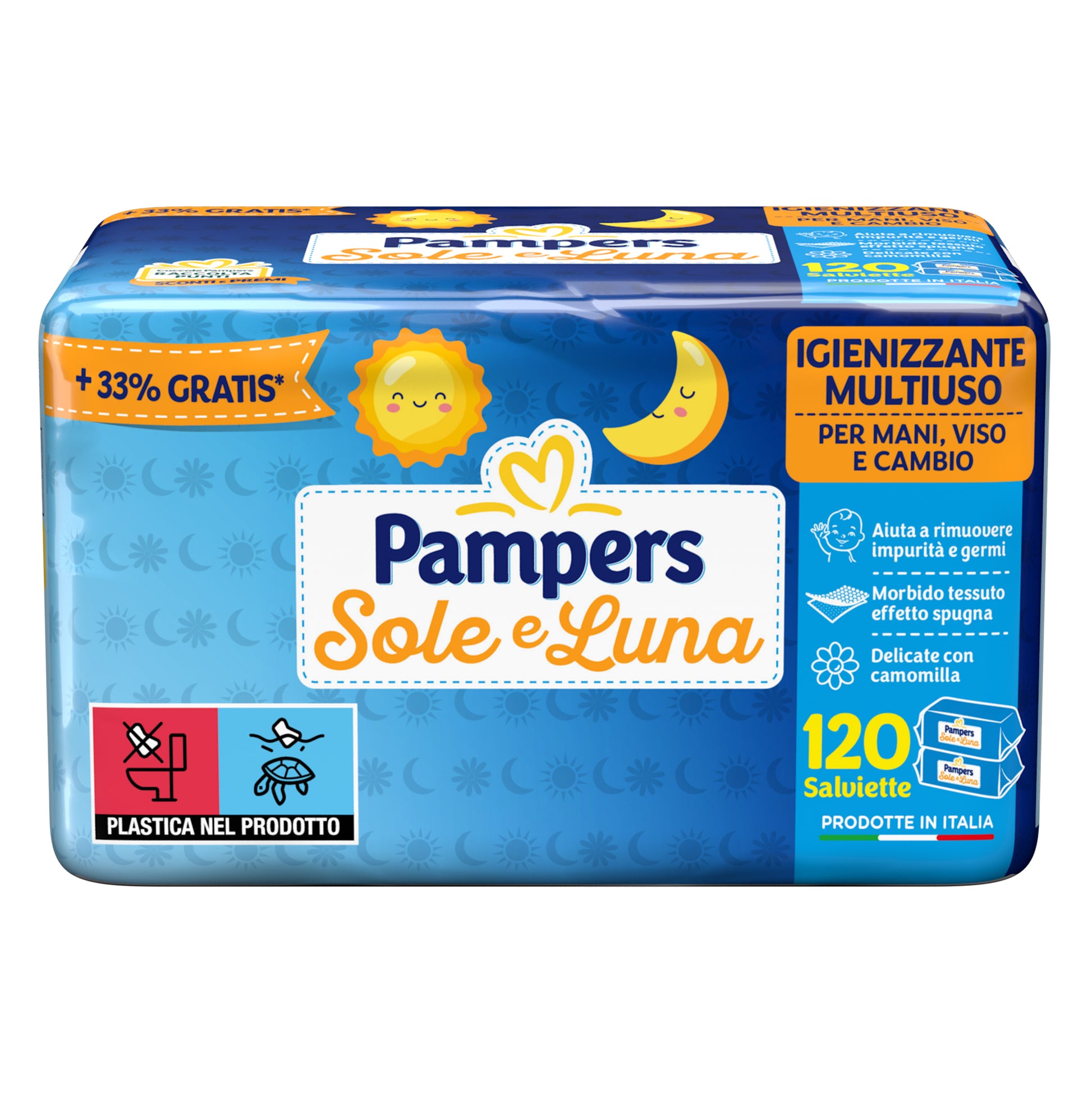 WIPES SOLE&LUNA EFF SPUG 90+30