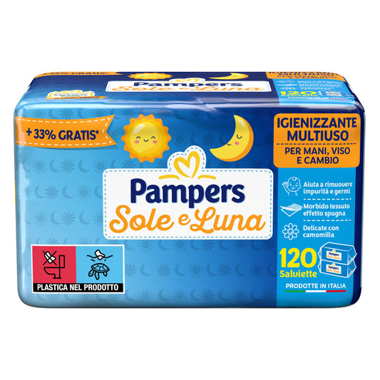 WIPES SOLE&LUNA EFF SPUG 90+30