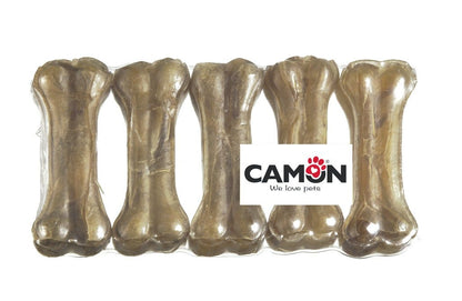 Camon Ossi in Pelle Bovina Per Cani 5 Pezzi