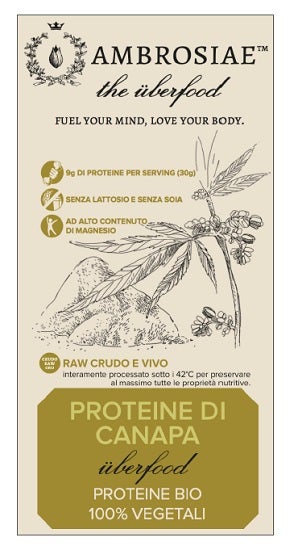 Ambrosiae Uberfood Proteine Di Canapa 200g