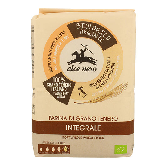 Alce Nero Farina Di Grano Tenero Integrale Bio 1000g