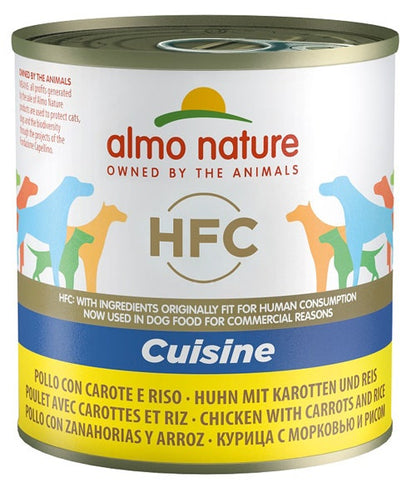 Almo Nature Cuisine Cibo Umido Pollo Con Carote E Riso Per Cani Adulti Scatoletta 280g