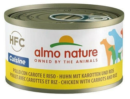 Almo Nature Cuisine Cibo Umido Pollo Con Carote E Riso Per Cani Adulti Scatoletta 95g