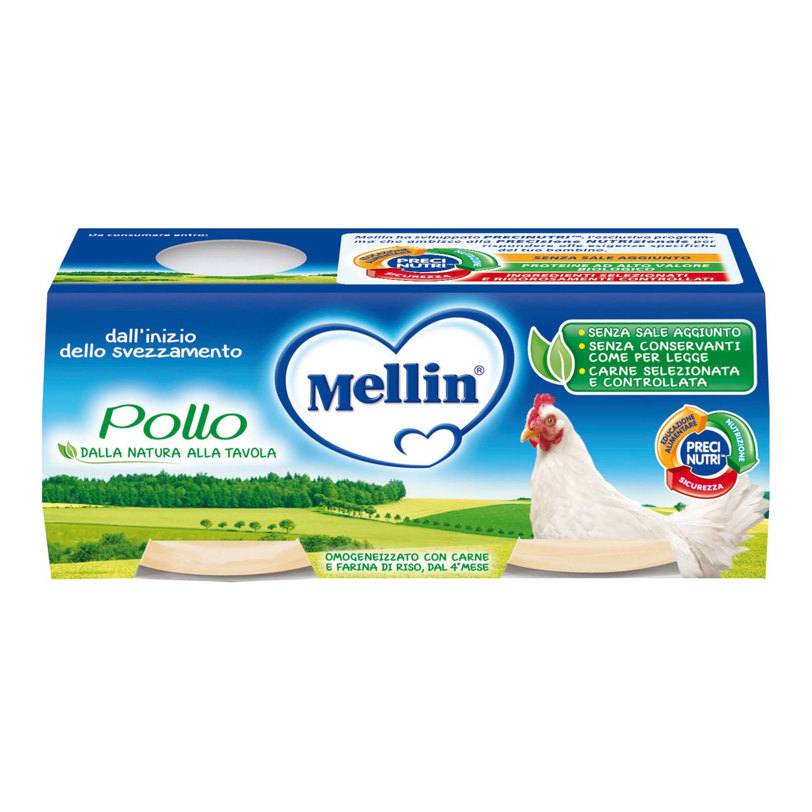 MELLIN Omog.Pollo 2x120g