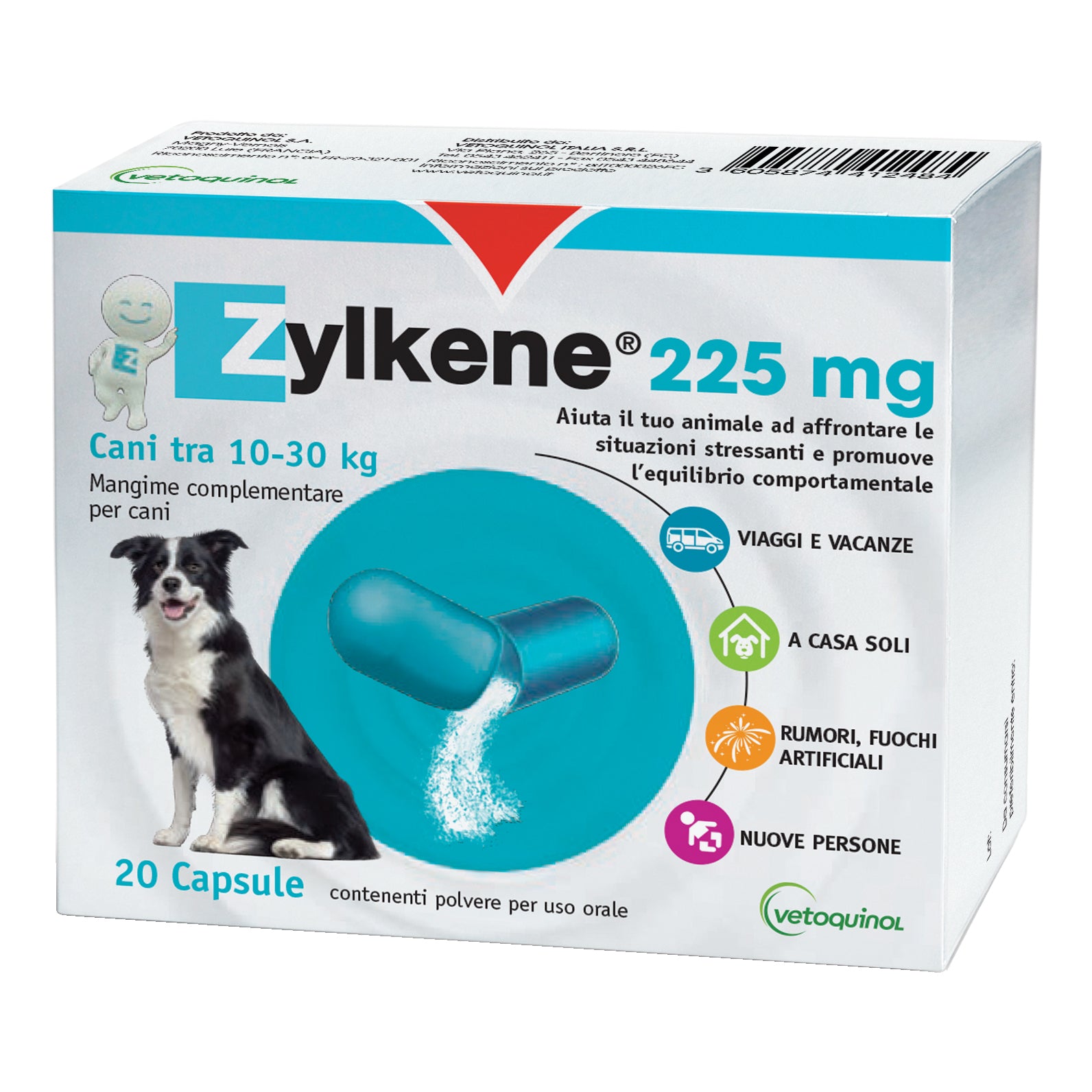 ZYLKENE 20CPS 225MG VET