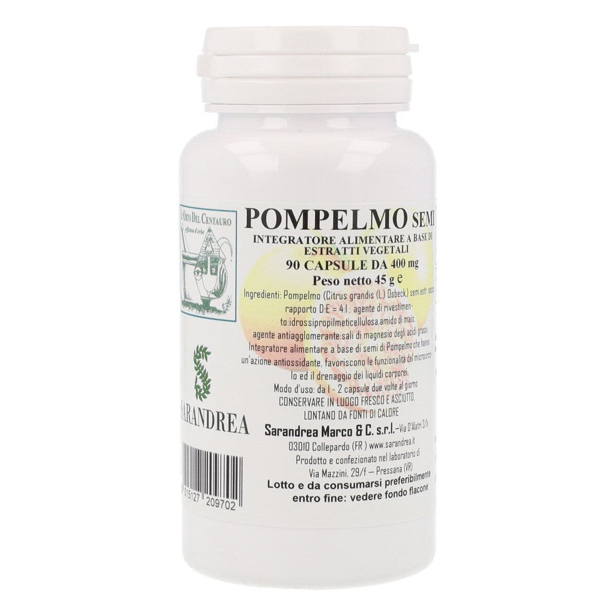 POMPELMO SEMI 400 MG 90 CPS