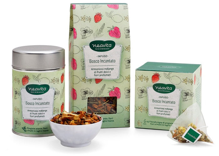 Neavita Silver Tin Infuso Bosco Incantato 100g