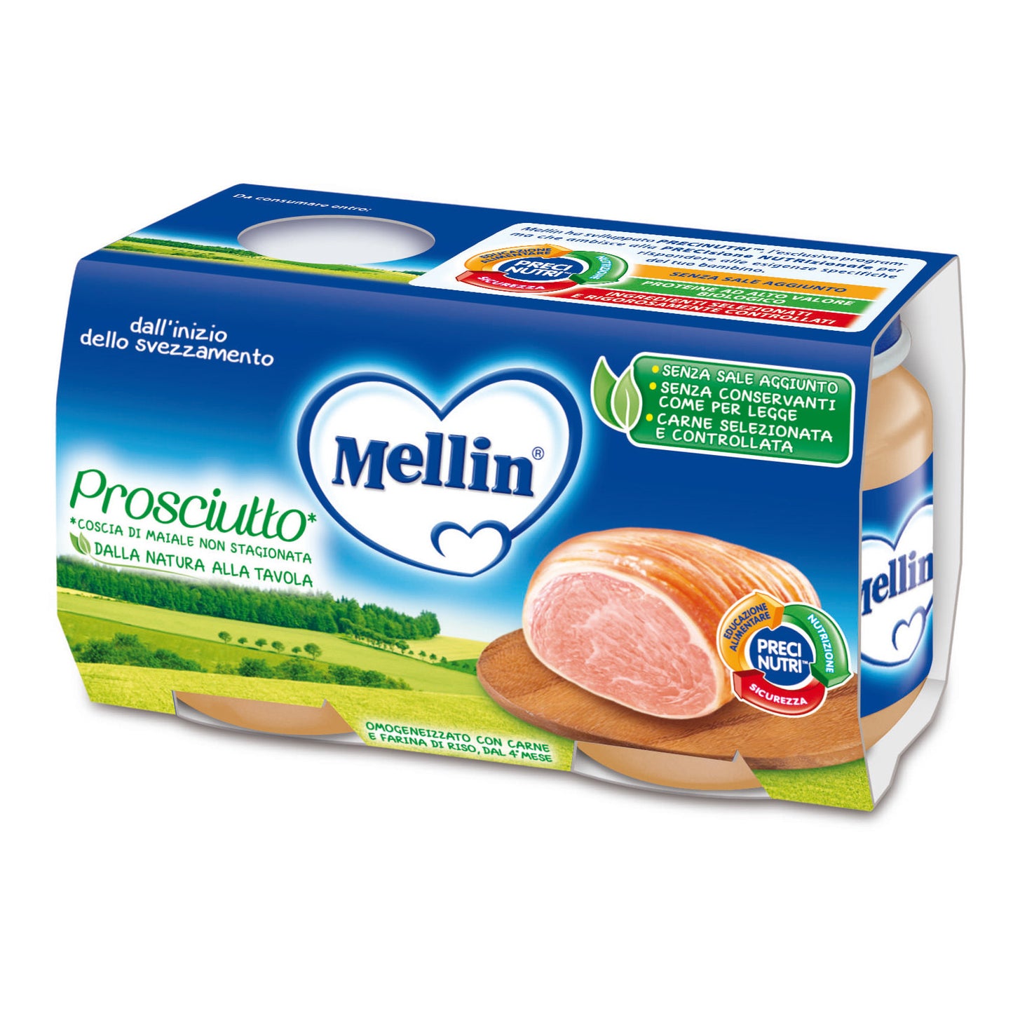 MELLIN-OMO.PROSCIUTTO 2X120G