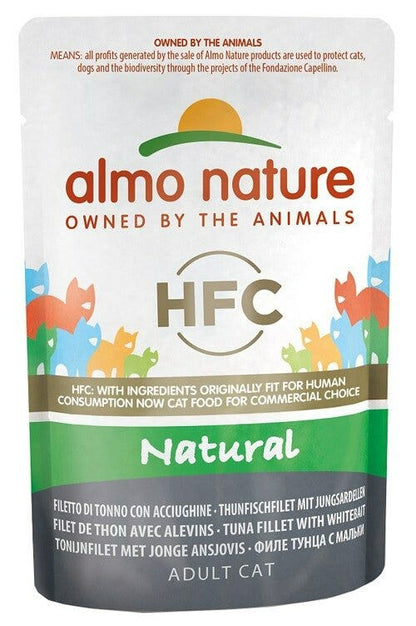 Almo Nature HFC Natural Cibo Umido Tonno E Acciughe Per Gatti Adulti Bustina 55g