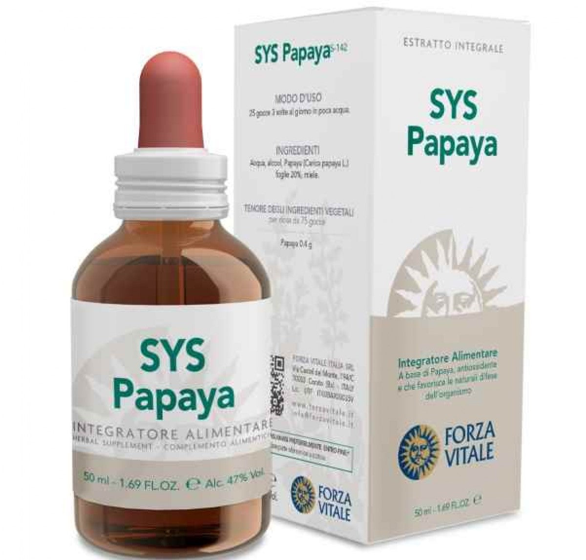SYS PAPAYA GOCCE 50ML
