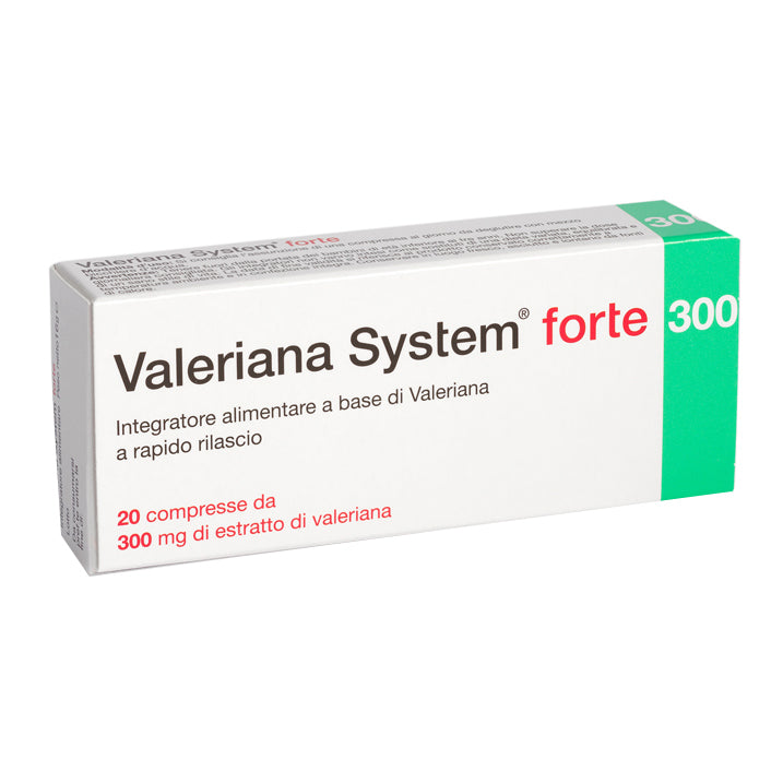 VALERIANA SYSTEM FORTE INTEGRATORE ALIMENTARE 20 COMPRESSE