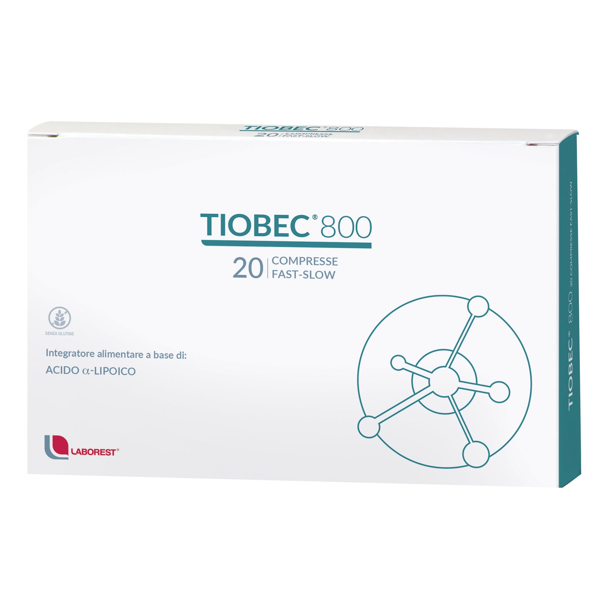 TIOBEC 800 20 COMPRESSE 32 GRAMMI