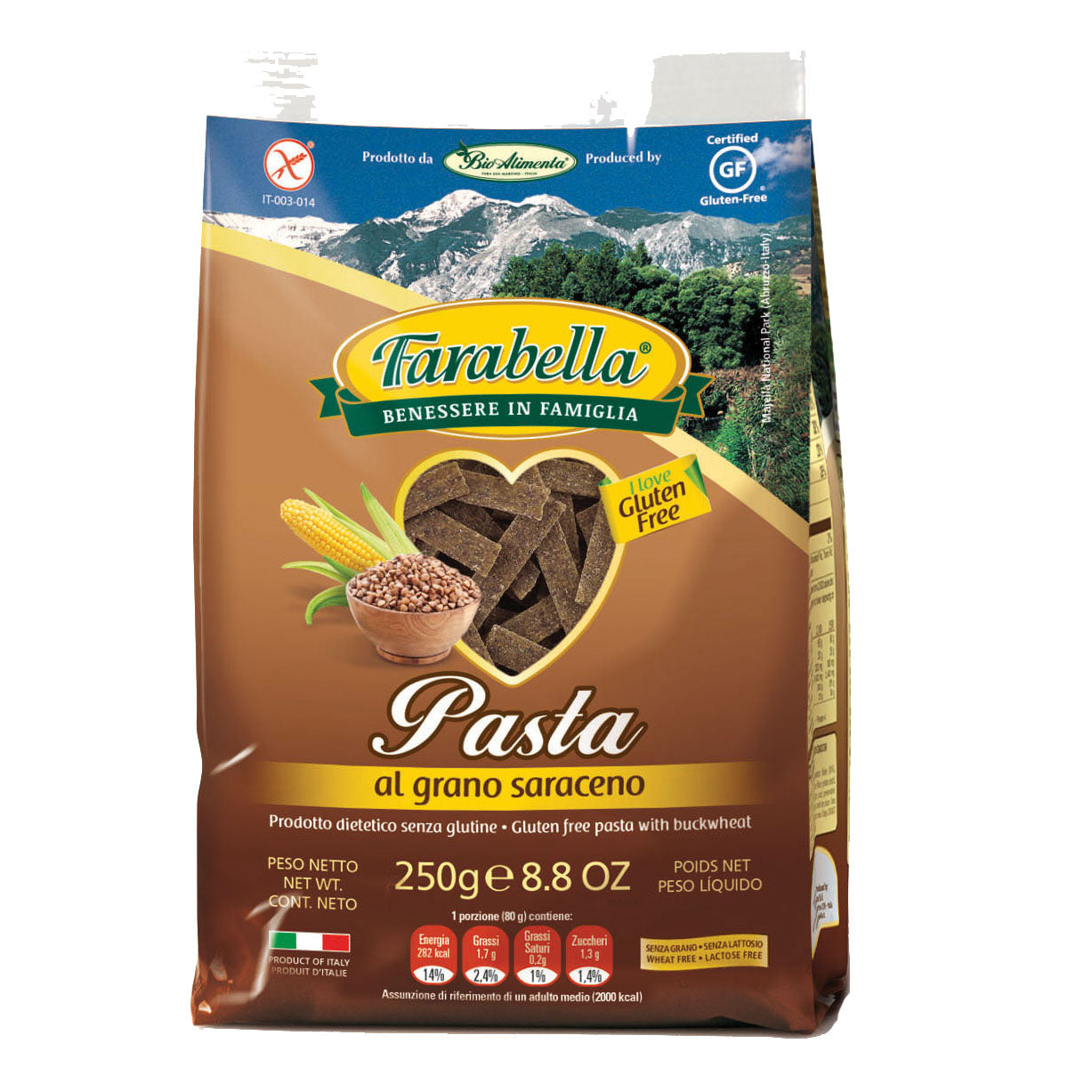 FARABELLA Pasta Pizzoccheri 250g Grano Saraceno