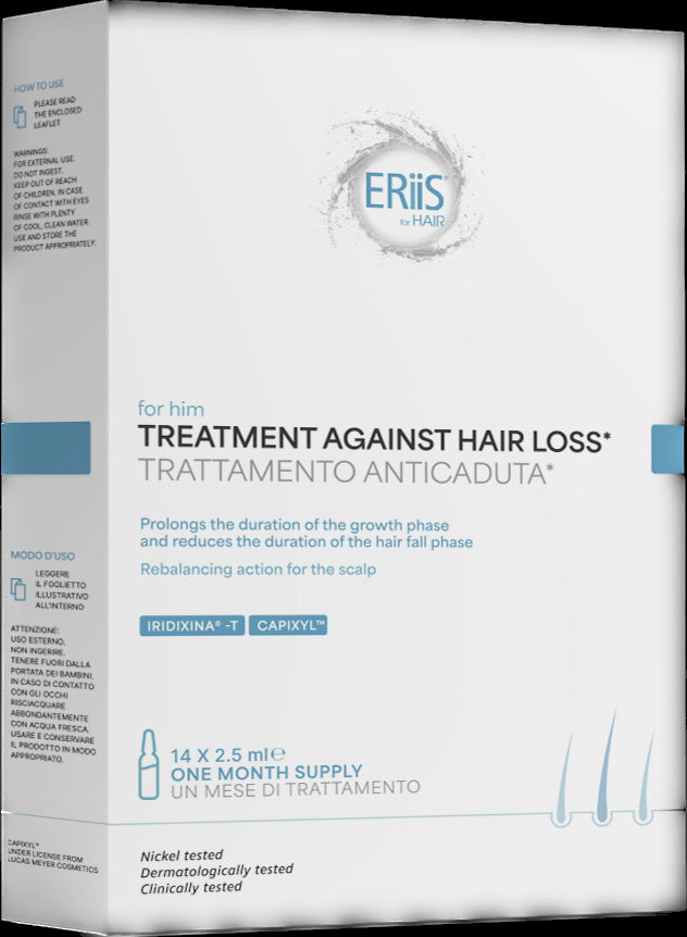 Eriis Trattamento Capelli Anti-Caduta Uomo 14 Fiale