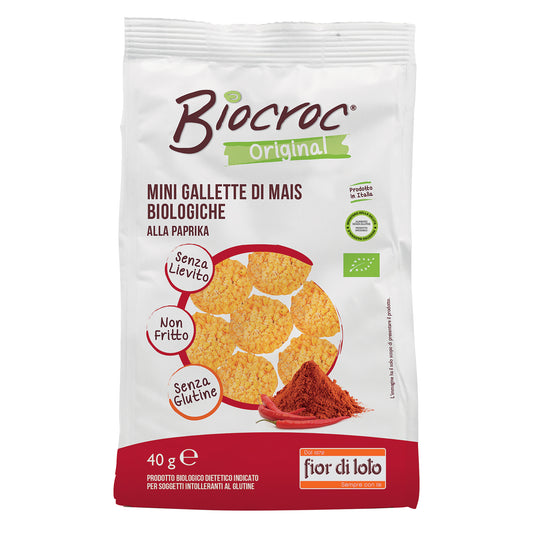 FIOR DI LOTO BioCroc Mini Gallette Mais Paprika