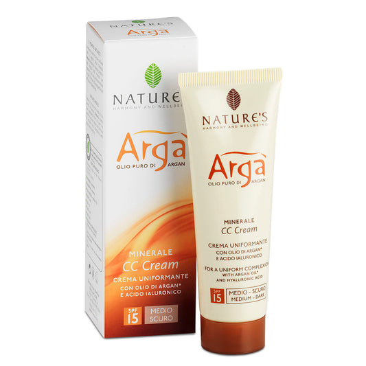 Nature's Argà Minerale CC Cream Viso Medio Scura SPF15 50ml
